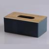 Creative Rectangular Tissue Box Hotels Guesthouses High-end Wooden Cover Paper Box Home Multifu Mobile Phone Storage Paper Boxs