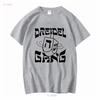 BLP Kosher Dreidel Gang Cotton T Shirt Dripped Design Long or Short Sleeves Vintage Washed Unisex Slightly Stretched Stylish