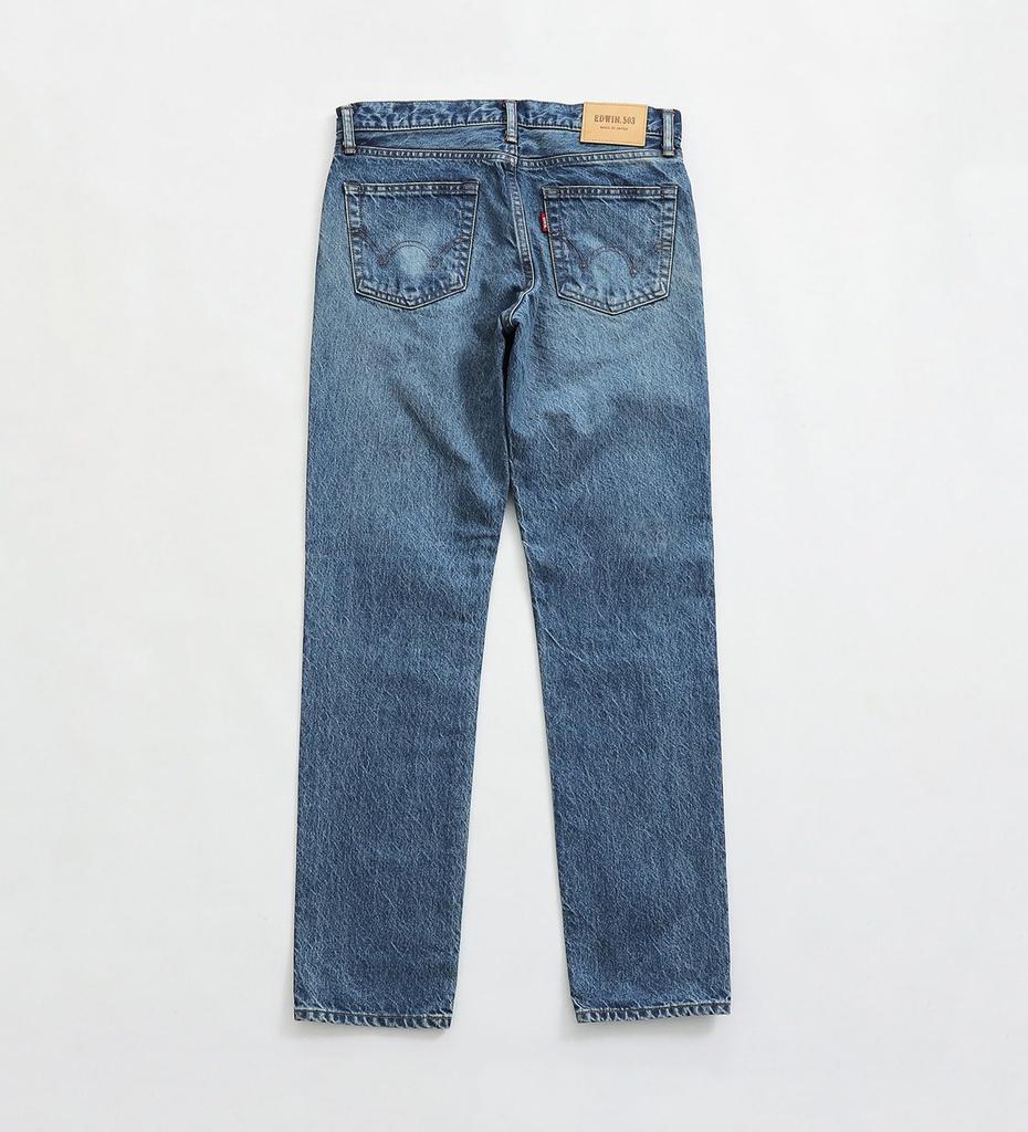 Edwin 503 Slim Tapered Denim Made in Used Pants, Jeans, Japan, 100% Cotton, Men's, E50322-46, Medium,