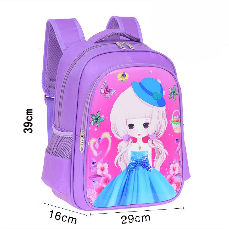New Cartoon Cute School Backpacks For First And Second Grade Primary School Students Girls' Children'S Double Shoulder Backpacks