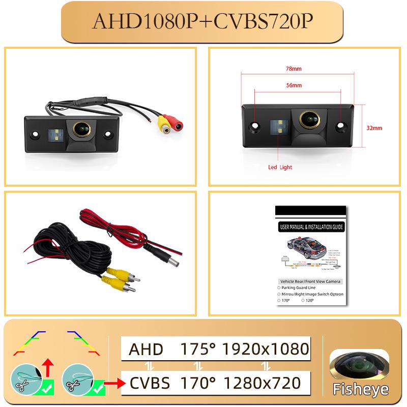 Compatible Rear View Camera for Volkswagen Touareg, Tiguan, Passat (B5), Polo, and Integrated Sedans