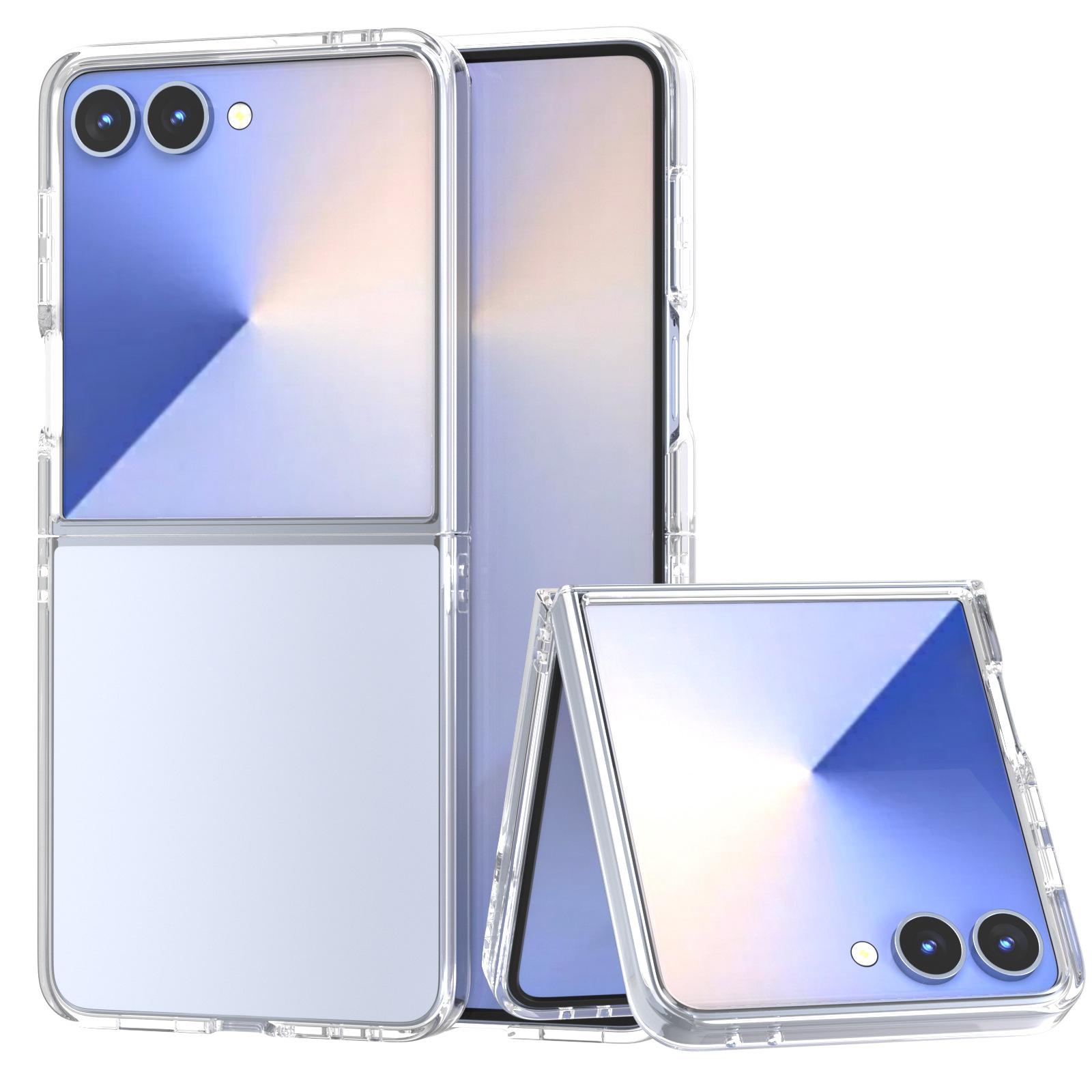 

Прозрачный противоударный чехол из твердого пластика для Samsung Galaxy Z Flip7 5G Flip6 Flip5 Flip 7 6 5 Flip3 Flip4 Flip2 Flip 4 3 2 Galaxy Z Flip5 чистый