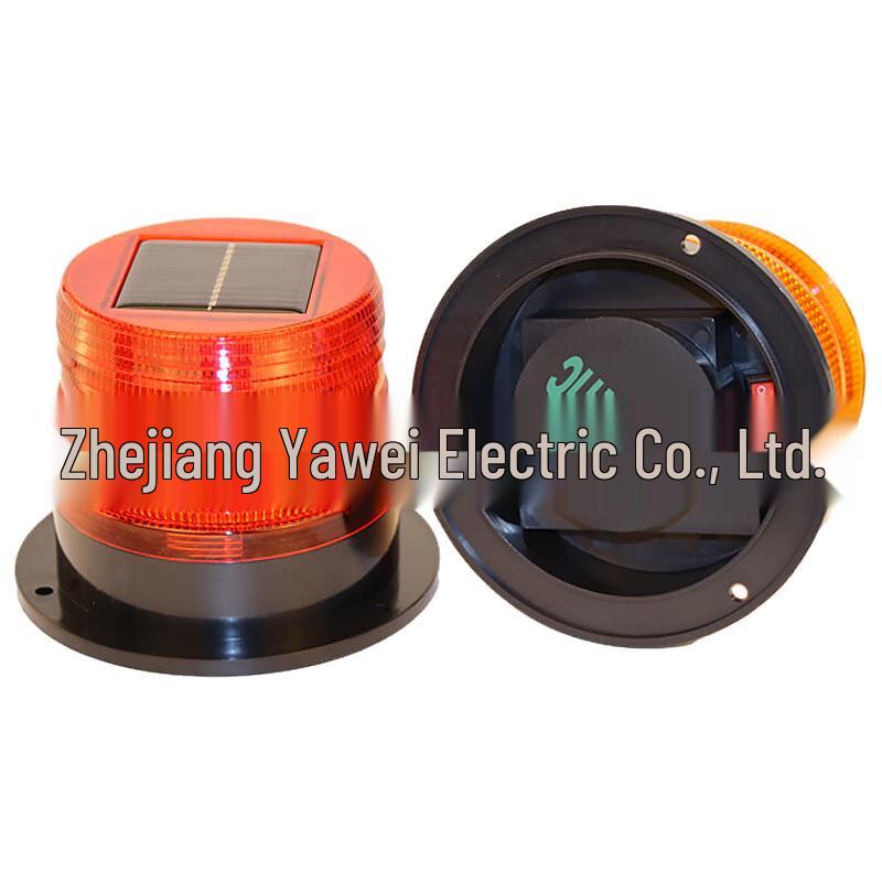 OLOMM Solar LED Warning Strobe Light