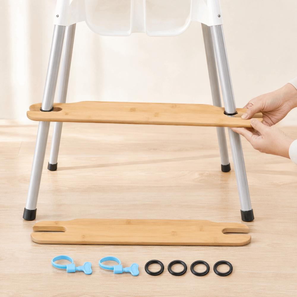 Adjustable Baby Highchairs Pedal Stable Design Highchair Accessory Nursery Furniture