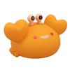 Crab Night Light Warm White Lighting 3 Brightness Levels Soft Silicone Animal Bedside Lamp with 30