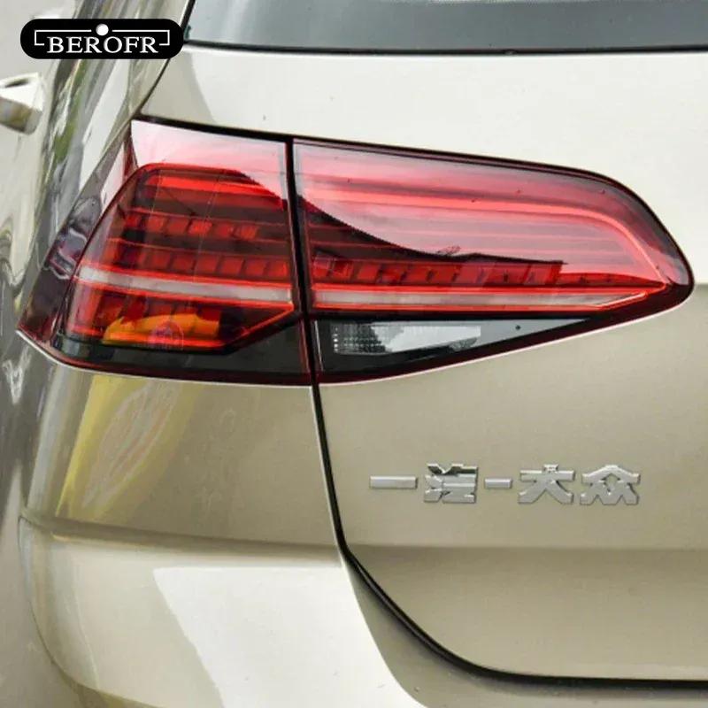 For Volkswagen VW Golf 7 MK7 2012- Car Headlight Tint Black Protective Film Taillight Transparent TPU Sticker Accessories