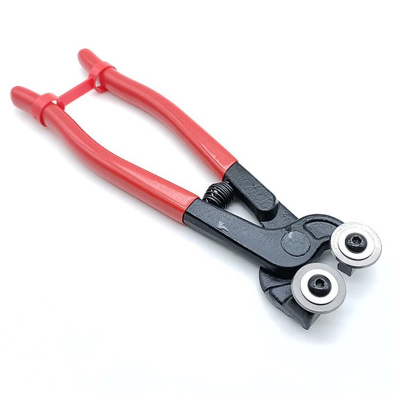 Řezačka na dlaždice, kleště na dlaždice s gumovou rukojetí, tělo z vysoce uhlíkové oceli, jedinečná upínací hlava, pohodlné