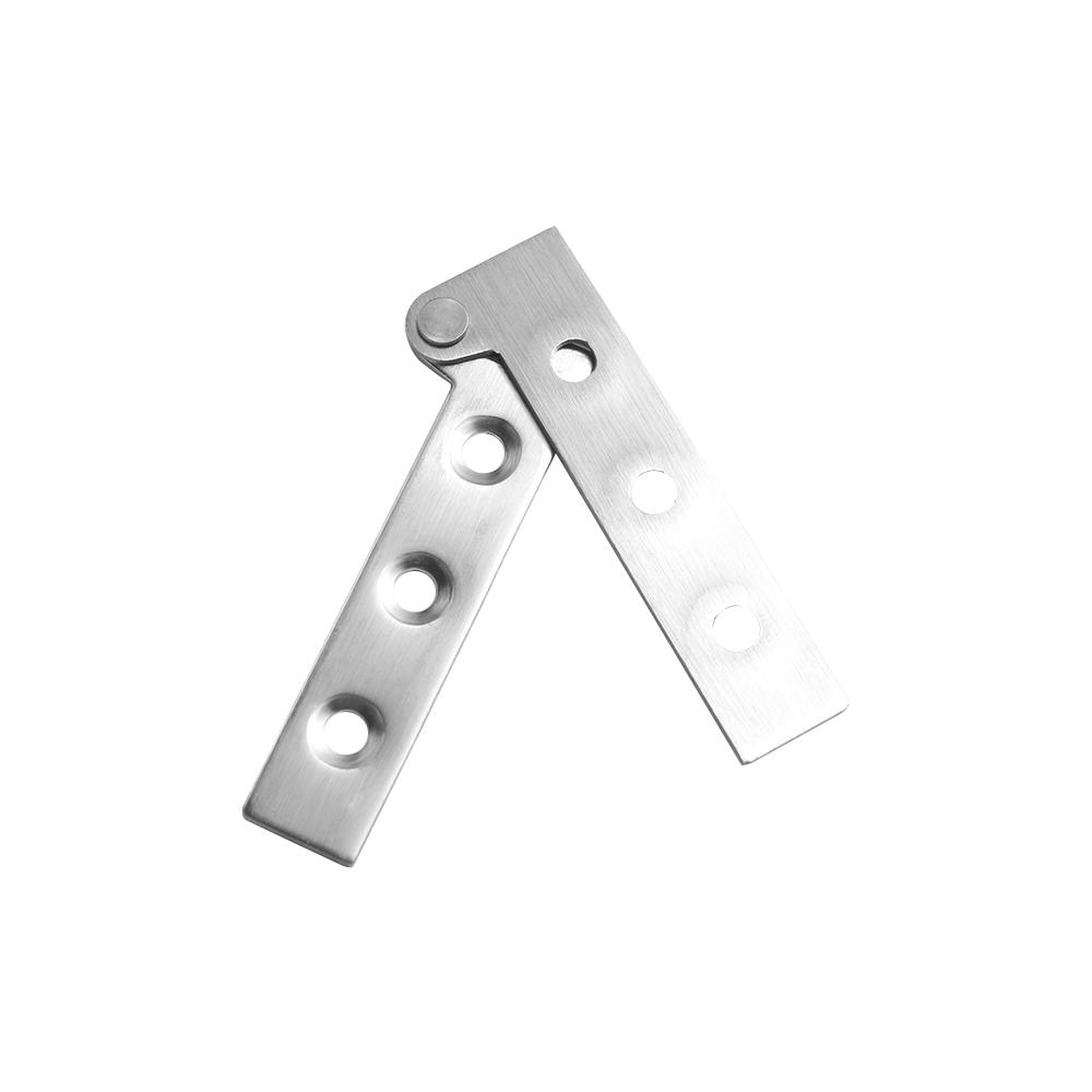 2 шт. Скрытые петли «Куриный клюв» Семисловные врезные невидимые дверные поворотные петли 360 градусов вращающиеся из нержавеющей стали