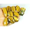 16-26 MM Natural Tiger Eye Oval Cabochon Loose Gemstone 23Pcs Lot 360Cts. SY-429