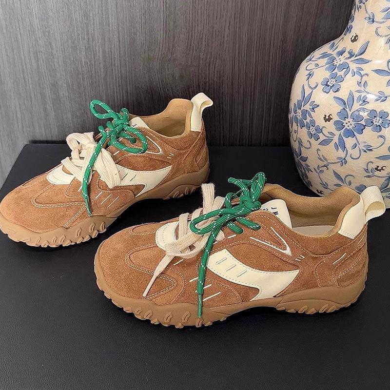 

Внутренние увеличивающие рост толстоподошвенные универсальные модные повседневные спортивные папины кроссовки женские весенне-осенние новые нишевые ретро нравственные тренировочные туфли 40