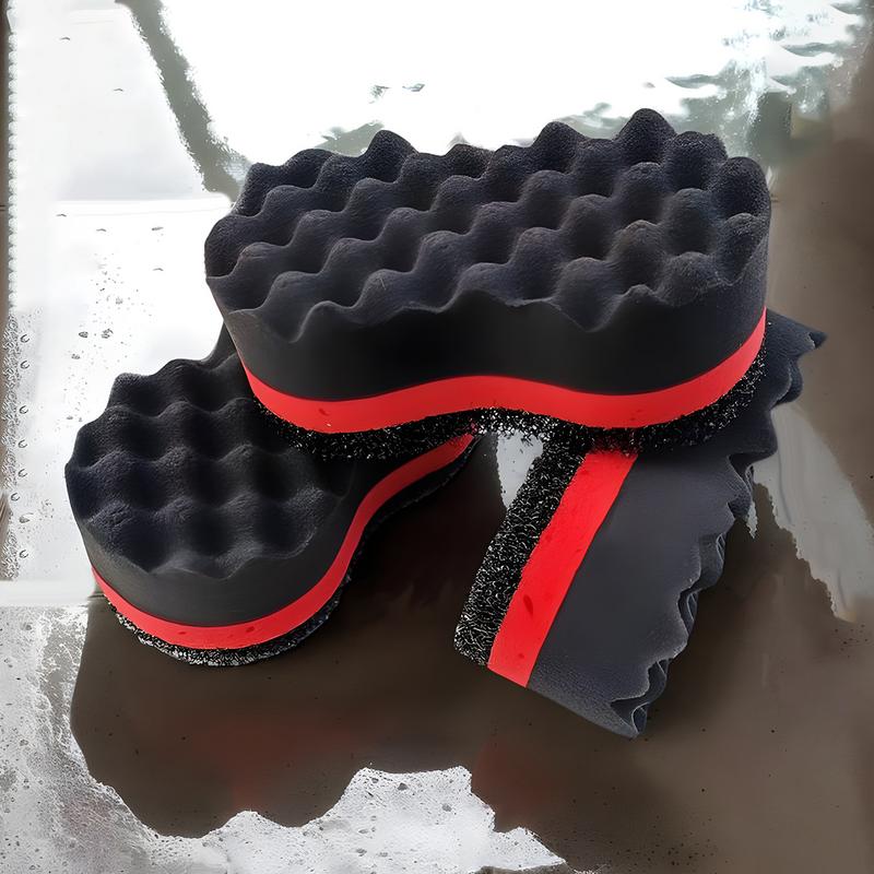 Car Wash Sponges Non Scratch Auto Detailing Pads Honeycomb Car Wax Applicator Pads Buffing Detail Sponge For Auto Cleaning And