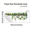 Hanging Green Potted Plants Wall Decal Realistic Look Removable Design For Bedroom Living Room Office Home Decor