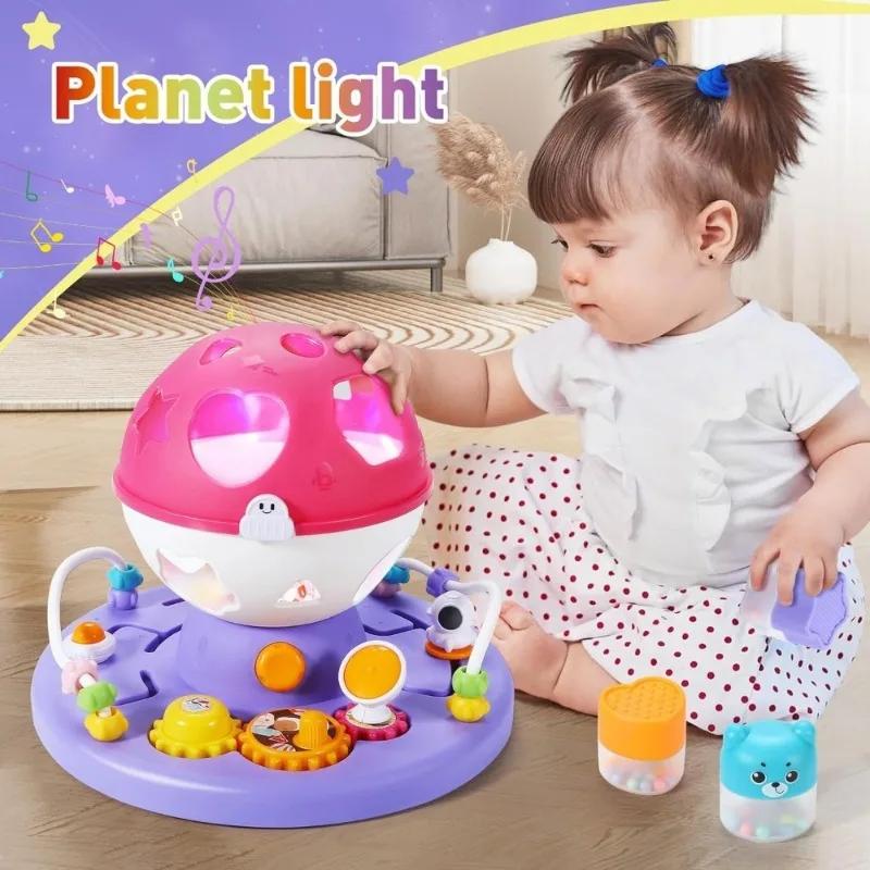 Baby Toys For 12 18 Monthsbaby Light Up Toys With Musicmontessori Toys Sensory Shape Sorter Stem Toys For 1 2 Year Old