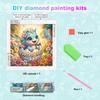 Kreatywny Zestaw do Malowania Diamentami Zestaw do Dekoracji Rękodzieła Wielkanocnego 5D DIY Częściowy Specjalny Kształt Wiertła Ozdoby Ścienne do Domu 30*30cm