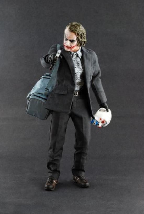 Movie Masterpiece The Dark Knight Scale Figure Joker 1/6 (Bank Robber)