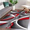 Hot Selling Geometric Stripes Print Large Area Rug Design Non-Slip Carpet for Living Room Bedroom Soft Floor Mat Home Decoration