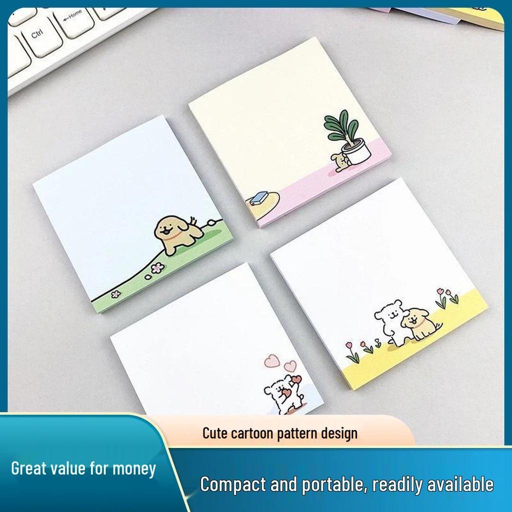 Welpen Cartoon Haftnotizen: Niedlich, Kreativ, Hoher Wert für Studenten