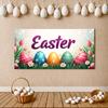 Lightweight Family Gathering Decor Multi-size Eye-catching Durable Party Banner Foldable Easter Backdrop for Community Events