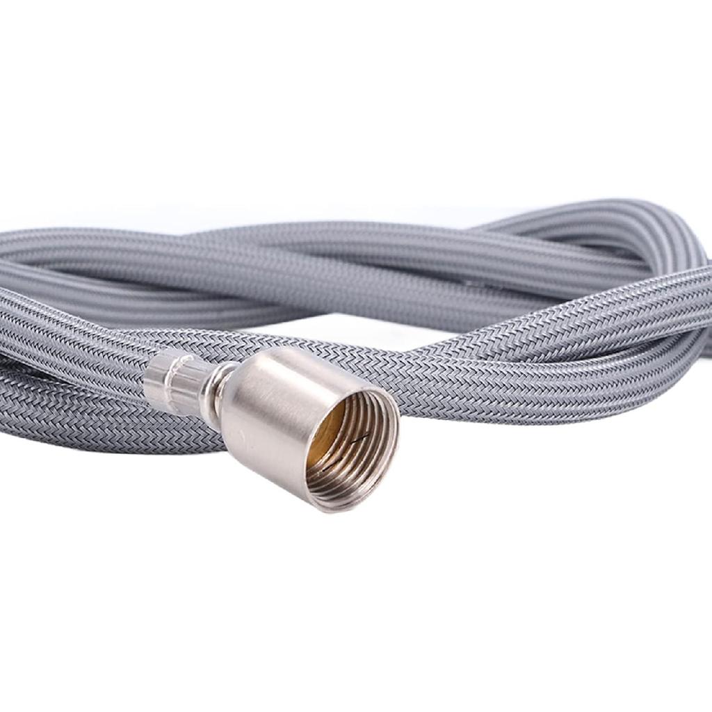 Pssopp PVC Faucet Hose, G1/2in, 1.5m, Gray, 1pc