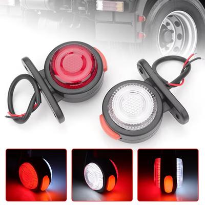 2PCS LED Position Lamp Truck Outline Lights 12V 24V Lorry Trailer Signal Side Marker Lights for Van Caravan Clearance Lamps