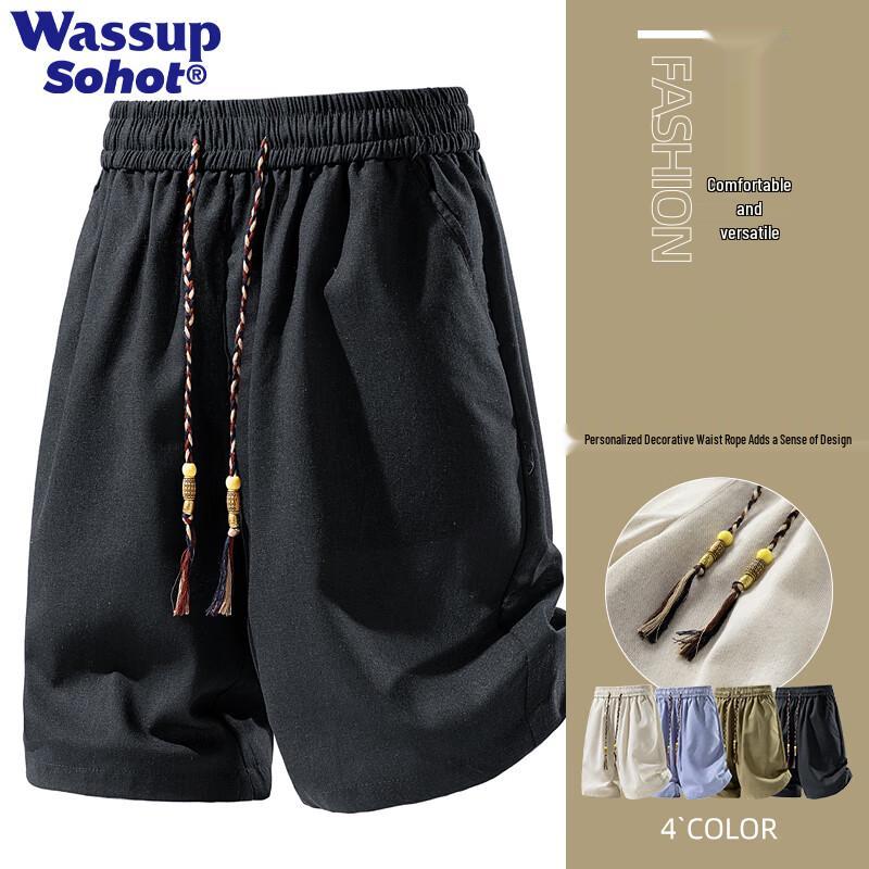 Wassup Sohot Men s Loose Fit Casual Shorts L