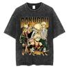 Washed Anime My Hero Academia Bakugo Katsuki TShirt Men Women Fashion Harajuku Manga T Shirts Oversized Cotton Casual T Shirt