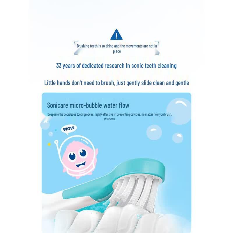 Philips Kids' Electric Toothbrush HX5232 CN Plug (adapter Included)