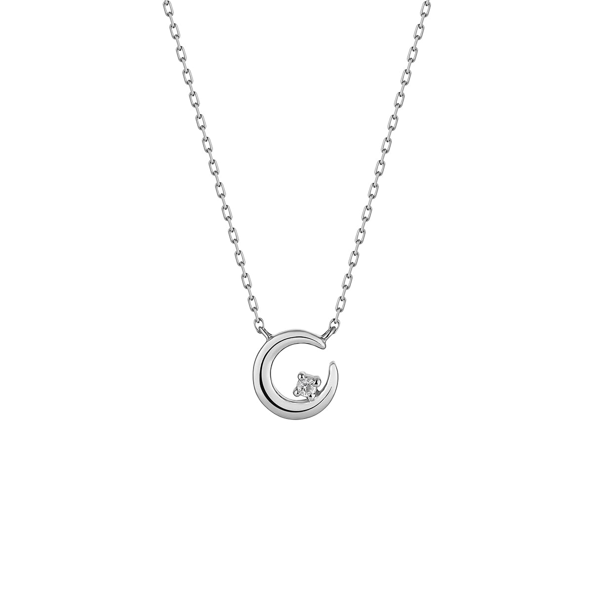 

Official Autumn Limited Edition 10K White Gold Birthday Gift for Includes Jewelry 112536623201 4℃ Necklace, Women, Case,