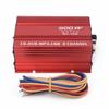 1set Car 12V 500W 2 Channels Mini Hi-Fi Stereo Audio Amp Subwoofer Aluminum Alloy Red L/R Speaker Power LED Indicator