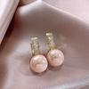 2025 Silver Needle Zircon Pearl Earrings: French Retro Light Luxury Studs for Women