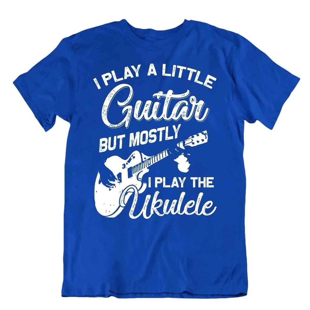I Play The Ukulele Tshirt Music Guitar T-Shirt Awesome Birthday Tee