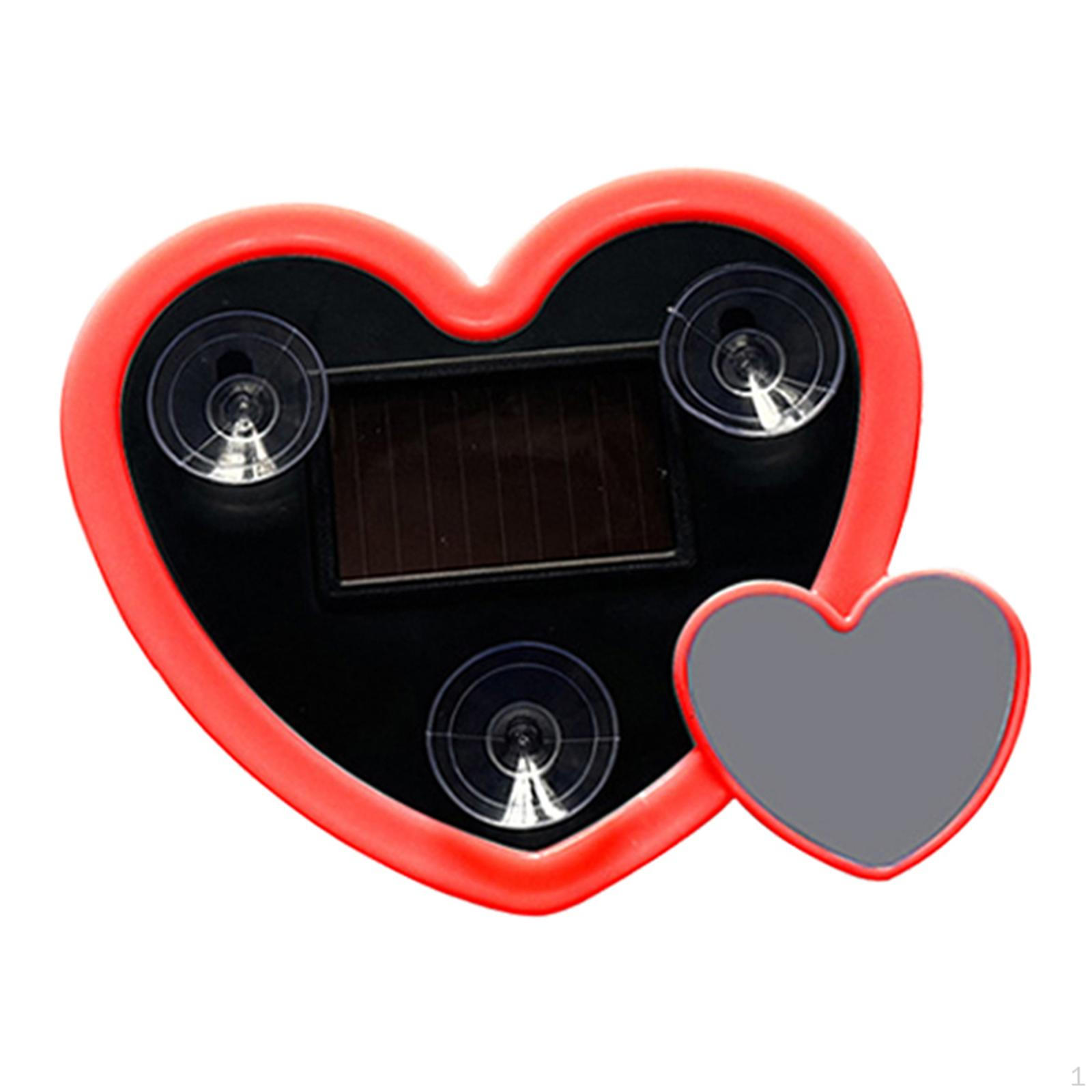 Heart Car LED Ambient Light Automotive Interior Decor Switchable Modes Stylish for Triangle or Back