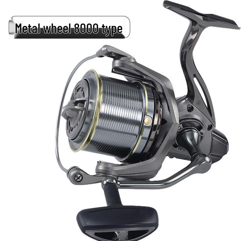 Mulineta spinning NGK 10000 complet metalică pentru lansare lungă, pentru pescuit lin la mare și cu ancoră