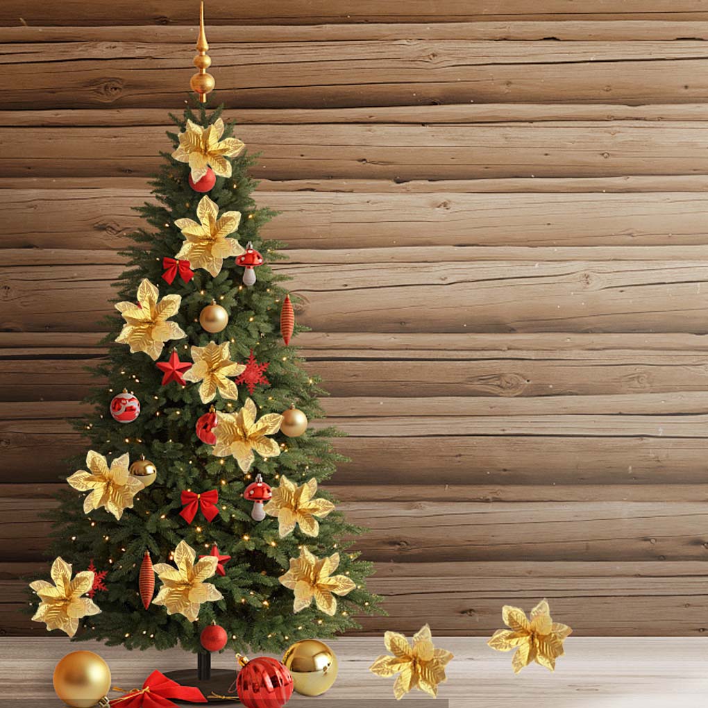 Christmas Tree Decorative Flower Portable Detachable Fashionable Park Garden Artificial Simulation Festival Flowers