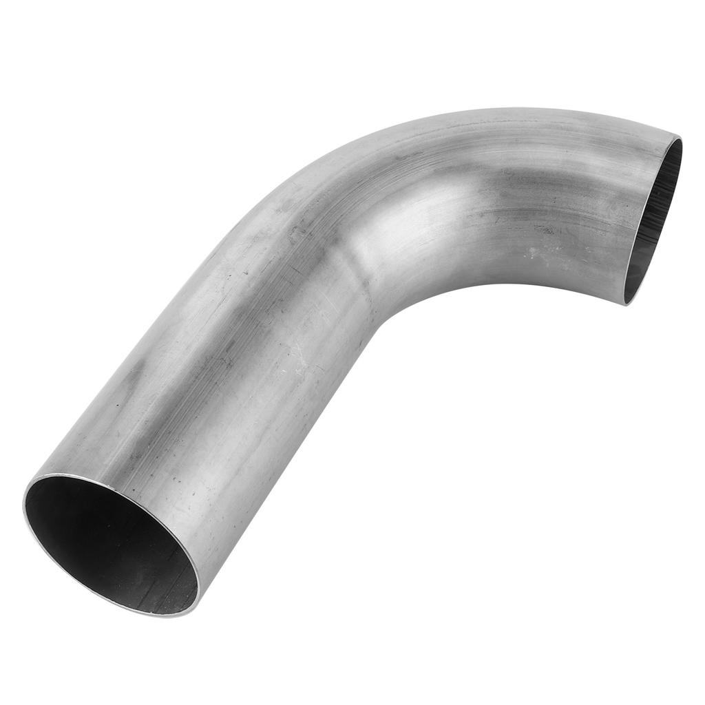 2.5in Turbocharger Down Pipe 90 Degree Stainless Steel Exhaust Bend Pipe for T3 T4 5 Bolts Turbo Flange