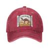 Unisex baseballové čepice Vintage velbloudí cigaretová krabička Džínová látka Letní sportovní baseballové kšiltovky Hip Hop čepice Casquette