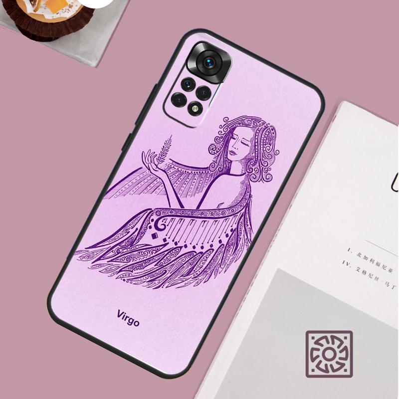 Zodiac Sign Phone Case For Xiaomi Redmi Note 13 12 12S 12C 13C 10 10C 9 9C 10S 11S 11 Pro Soft Cover