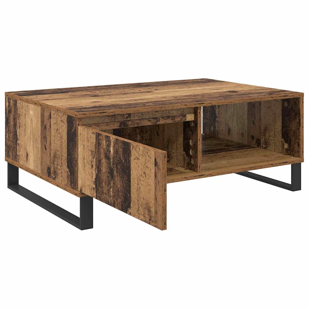 Coffee Table Reclaimed Wood Look 90 x 60 x 35 cm Engineered Wood