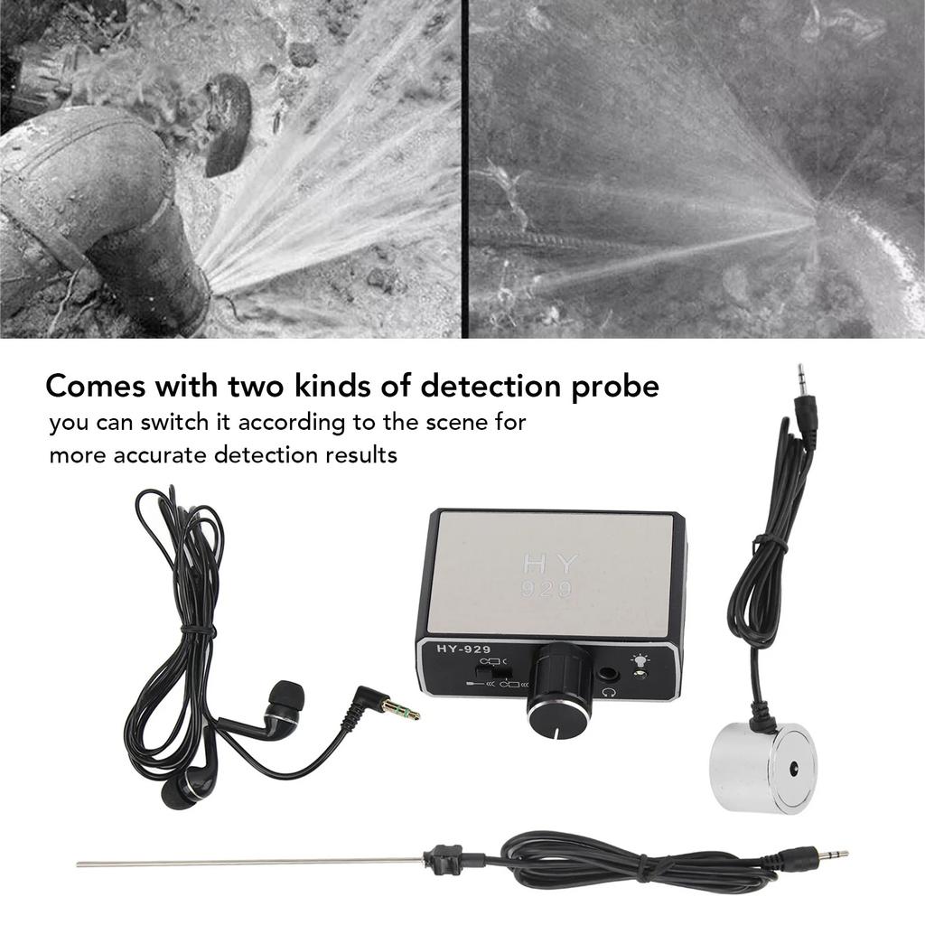 Water Leakage Monitor Underground Water Pipe Leakage Detector Enhanced High Strength Sound Intensifier for Site Construction