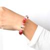 Love Fulfillment and Good Luck Bracelet Inca and Quartz Natural Stone Bracelet Good Luck with Business and Luck Improvement Heart Chakra Doubles