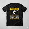 Best Dad Ever Thermostat Protector Funny Dad Humor Black Tee