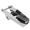 Boat Anchor Roller Stainless Steel 200mm Polished Bow Roller Holder for Yacht Trailer Marine with Spring Pin