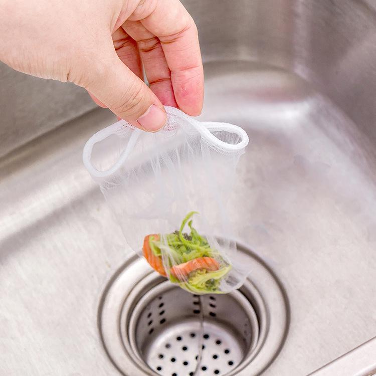 100-Piece Anti-Clog Kitchen Sink Strainers & Trash Nets for Drain and Basin