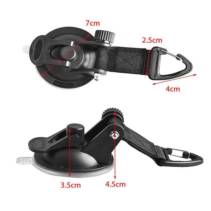 Car Truck Tent Suction Cups Buckle Round Triangular Side Awning Anchors Outdoor Camping Tent Suckers Securing Hook Accessories