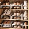 1Pc Durable Shoe Organizer Space Saving Cabinet Closet Stand Shoes Storage Rack Shoebox Double Deck Rack Holder