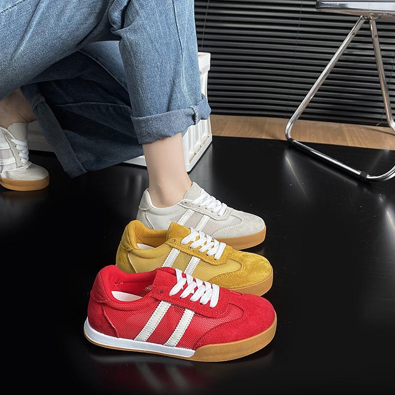 Skinny German Training Shoes Women's New Models 2025 Spring and Summer Versatile Breathable Lightweight Soft Baseplate Shoes Popular Forrest Gump