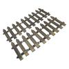 10pcs Miniature Fence Lifelike Rustic Decorative Plastic Small Fence Ornament for Hotel Shopping