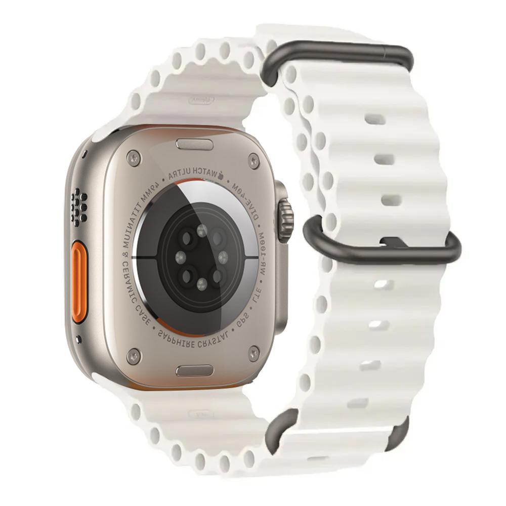 Ocean Band for Watch Ultra 3 Series 11 10 9 7 8 6 SE 49mm 45mm 46mm 42mm 44mm 40 41 Silicone Bracelet Correa iWatch Strap