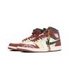 Jordan Air Jordan 1 Pelle Mid top Vintage Scarpe da Basket Uomo Giallo Rosso DQ8426-105(Team1449-)