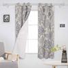Vintage Blumenmuster Verdunkelungsvorhänge für Wohnzimmer Schlafzimmer Fensterdekoration Jalousien Vorhänge